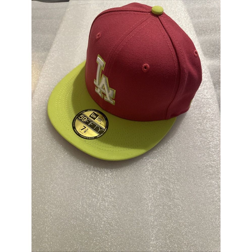 New Era Los Angeles‎ Dodgers 59FIFTY Hat 2020 World Series Patch Men's 7 3/8